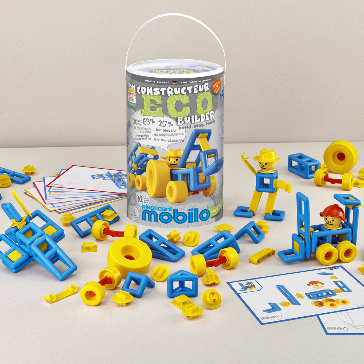 plasticant mobilo® ECO Construction Builder 92 Parça – Aséa Baby Atelier